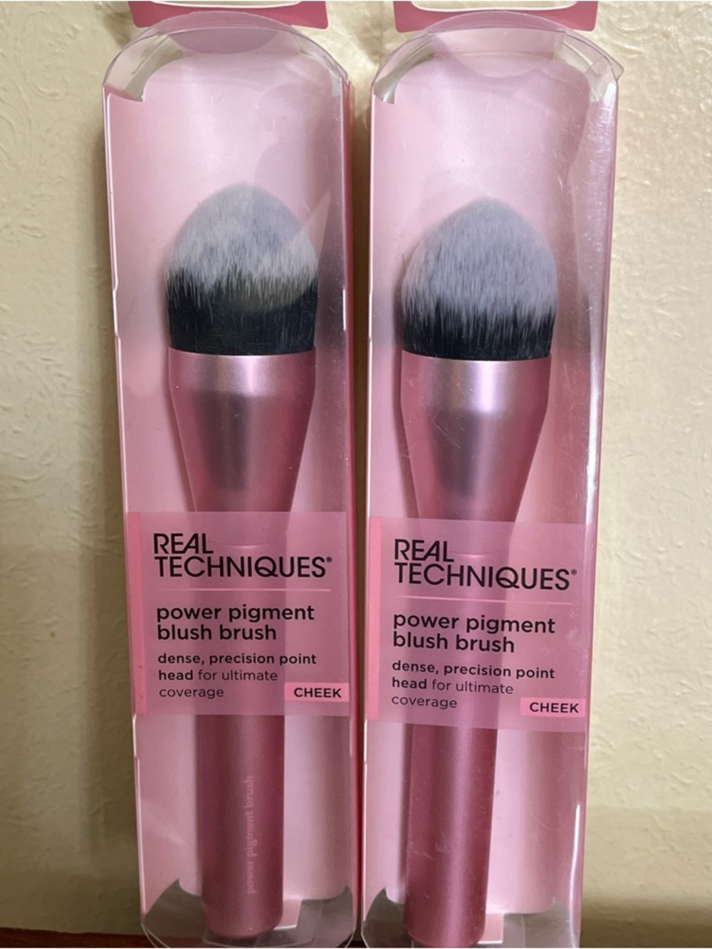 Real Techniques power pigment blush brush lot of 2